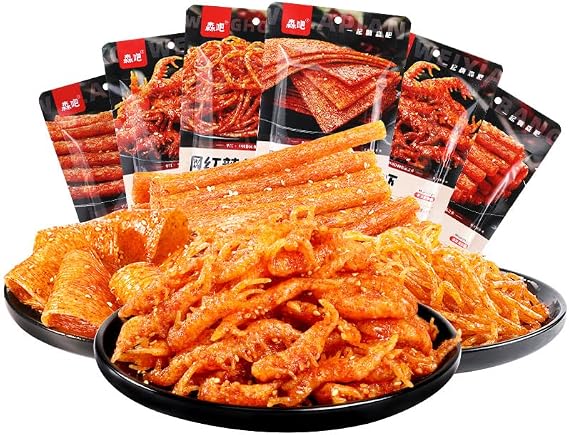 Latiao Snack Gift Package(65G/Bag) Spicy Strips Chinese Snack,spicy Big Gluten,multi-flavor Spicy Block,spicy and Spicy Casual Snacks,lataio Spicy Strips Latio (Spicy Strips1,1 bag)