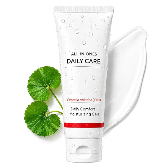 Korean Time Reverse Cream,Face Cream Moisturizer 1 pcs- All-In-One Daily Facial Lotion with Centella Asiatica - Hydrates,Skin Care for All Skin Types,All-in-One Skin Care for Daily
