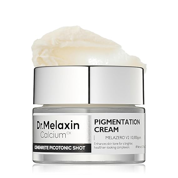 Dr.Melaxin Picotonic Shot Calcium Cream with Calcium, Intensive Brightening Cream for Even Skin Tone & Skin Clarity, Korean Skincare for Density Care, 0.88 oz