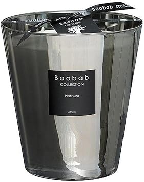 Baobab MAX16PLA Platinum Candle, 16 x 10 x 16 cm Wax Candle