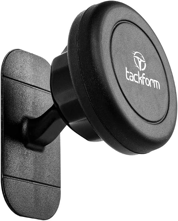 Tackform Magnetic Phone Holder [Tack Mount ] V.2.0 w/N52 Magnets [ for Car, Kitchen, Bedside, Bathroom ] Stick On Dash Mount with Authentic 3M Sticky Adhesive, for Phones, Tablets, and GPS Units