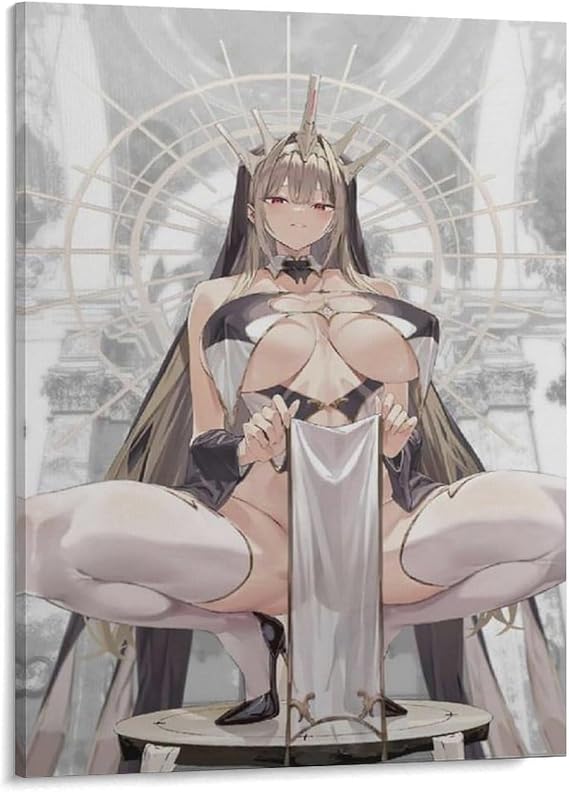 Anime Sexy Cartoon Poster Game Art Adult Poster Hot Sexy Girl Poster Canvas Home Bar Kitchen Coffee Man Cave Garage Wall Decor Art Frameless 12x16inch