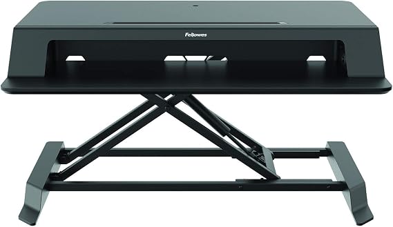 Fellowes Lotus LT Height Adjustable Sit Stand Desk Convertor with Gas Spring