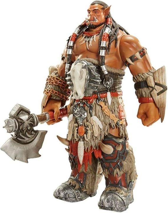 Warcraft Limited Edition Durotan Deluxe Action Figure, 18" | World Of Warcraft Movie 18 Inch Action Figure Big Figs Series - Durotan