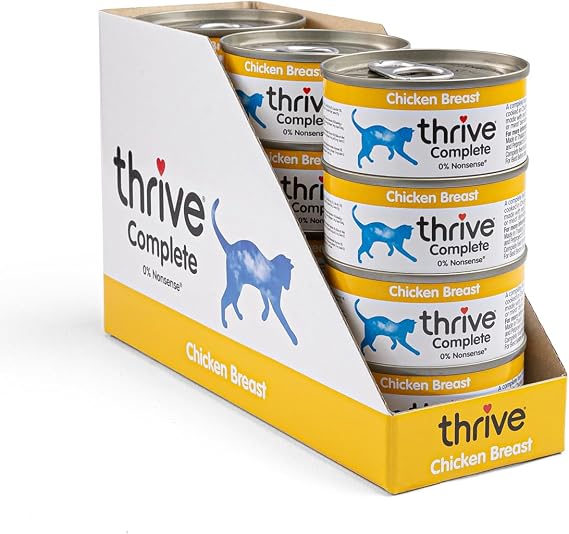 thrive Complete Cat Food 100% Chicken 75g 12 cans