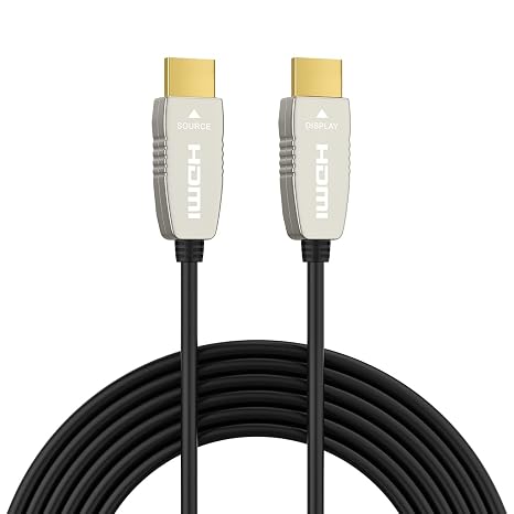 RUIPRO 4K HDMI 2.0b Fiber Optic Cable, 4K@60Hz, HDR ARC, Ultra Slim 33FT