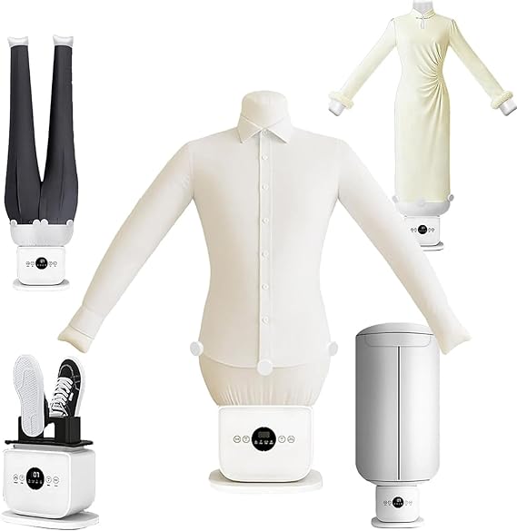 Automatic Shirt Ironer | Ironing Doll with 1400W Power | Ironing Machine with Balloon Body | Scented Nozzle Included TypeD