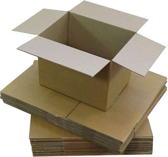 Triplast 229 x 152 x 152mm Small Single Wall 9x6x6" Shipping Mailing Postal Gift Cuboid Cardboard Boxes (Pack of 75)