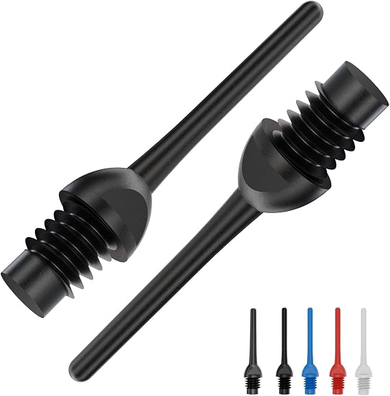 Bulls Unisex's Super Key Softdart Tips, Black, Medium