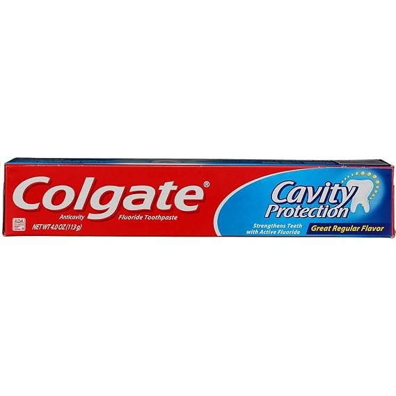 Colgate Cavity Protection Toothpaste with Fluoride, 4 Ounce