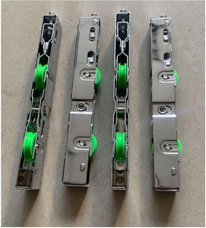 AZRAYAPI Pvc Pimapen Sürme Kapı Plastik Sessiz Çalışan Yeşil Sürme Tekeri 4'lü Set