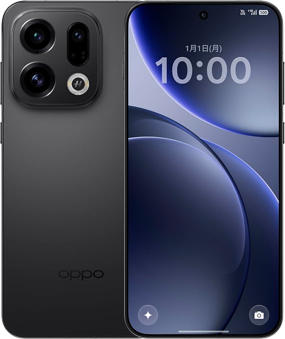 OPPO Find X9 SIM Free Smartphone, 6.6 inches, 16GB + 512GB, Smartphone | 最大120Hz| トリプル約5,000万画素カメラ| Hasselblad| Dimensity 9500| 7025mAh 80W急速·50Wワイヤレス充電| IP69&68防塵・防水| おサイフケータイ