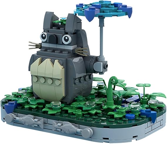 Anime Cat Bus Building Block Set, Dragon Cat Totore Model Toy Birthday Gift for Kids (261 Pcs)