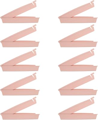 Healifty 10Pcs Ostomy Bag Clip Drainable Pouch Clamp Tail Closure Surefit Leak- Proof Colostomy Sealing Bars Postoperative Care Tools Fistula Accessories