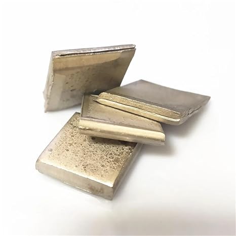 99.99% High Purity Nickel Ingot Sheet Pure Nickel Metal for Electroplating Newest(1 Piece 30g-35g)