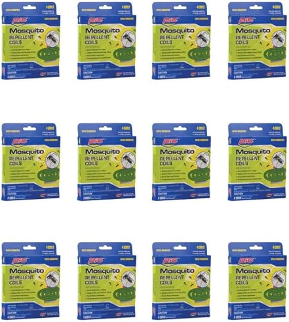 PIC C412 Mosquito Repellent Coils (12 Packs of 4)