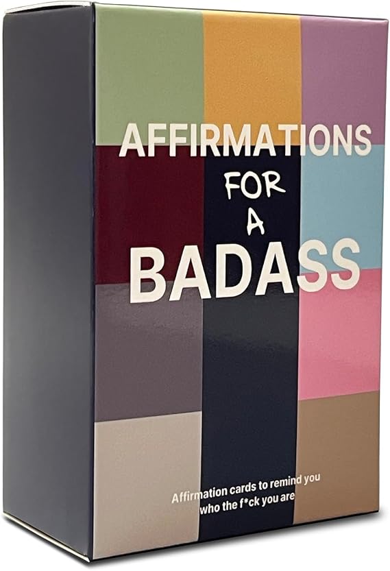 Badass Affirmation Cards - Daily Inspirational and Motivational Cards for Women, Birthday Gifts for Women