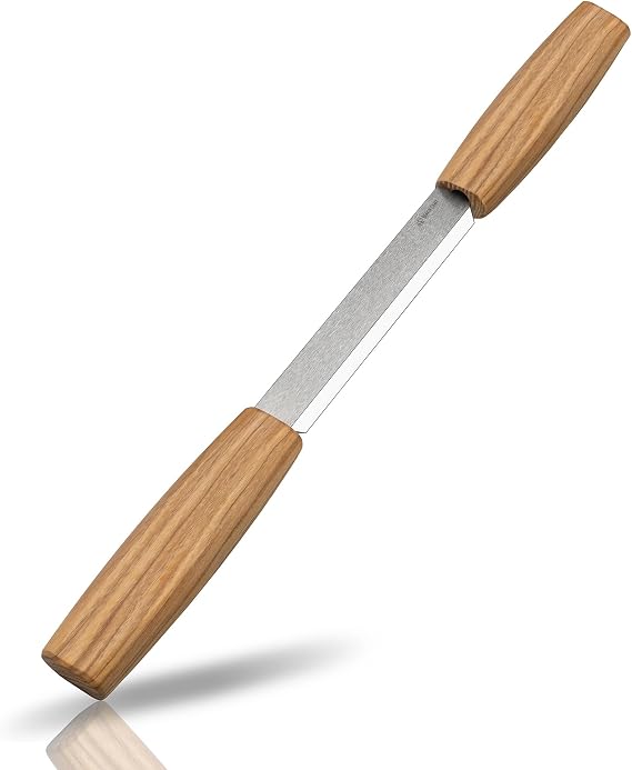 BeaverCraft Draw Knife Woodworking Tool 4.3" - Drawknife Wood Carving Knife DK2 - Spoon Carving Tools - Whittling Knives for Shaping, Detailing - Whittling Tools