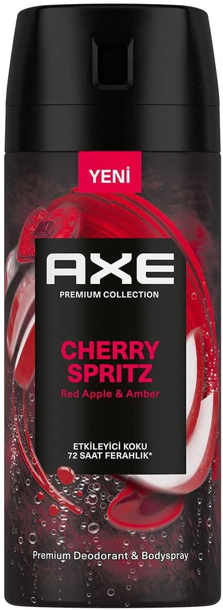 AX Premium Collection Mens Spray Deodorant Cherry Spritz 150 ml