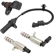 VVT Solenoid Intake and Exhaust Camshaft & Crankshaft Position Sensor Fit for Hyundai Elantra 2017-2020 Tucson Kia Forte 24375-2E100 39350-2E200 39180-2B000 2.0L