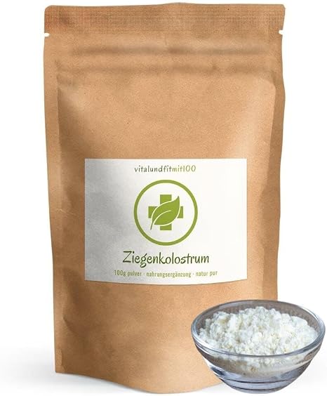 Vitalundfitmit100 Goat Colostrum Powder 100 g 38% IgG First Milk Beast Milk