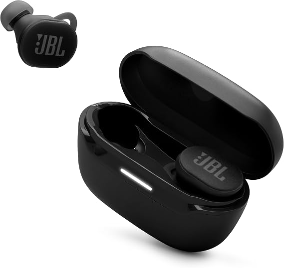 JBL Endurance Race 2 - True Wireless Earbuds - Black | Waterproof and dustproof, Ergonomic wing enhancer with Twistlock technology, Enhance your work-out with Sports Mode
