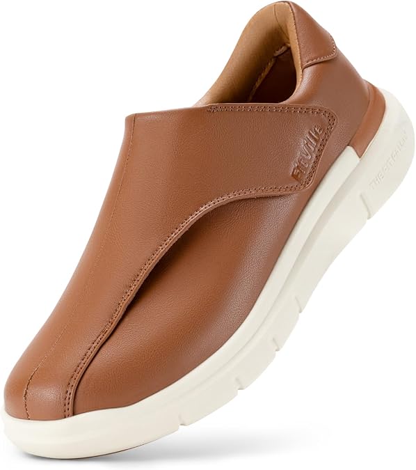 FitVille Extra Wide Diabetic Dress Shoes for Men