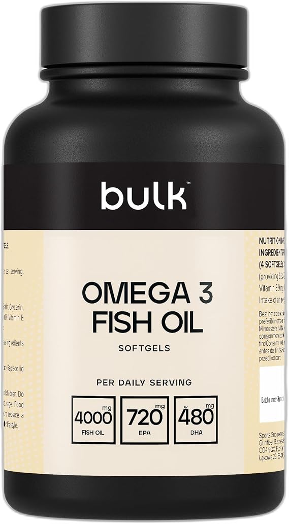 Bulk Omega 3 Fish Oil, 2000mg, 270 Capsules