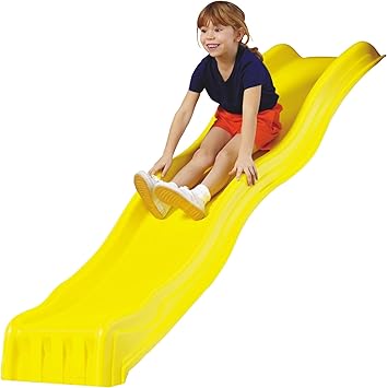 SWINGSET SLIDE PLASTC 8',Yellow