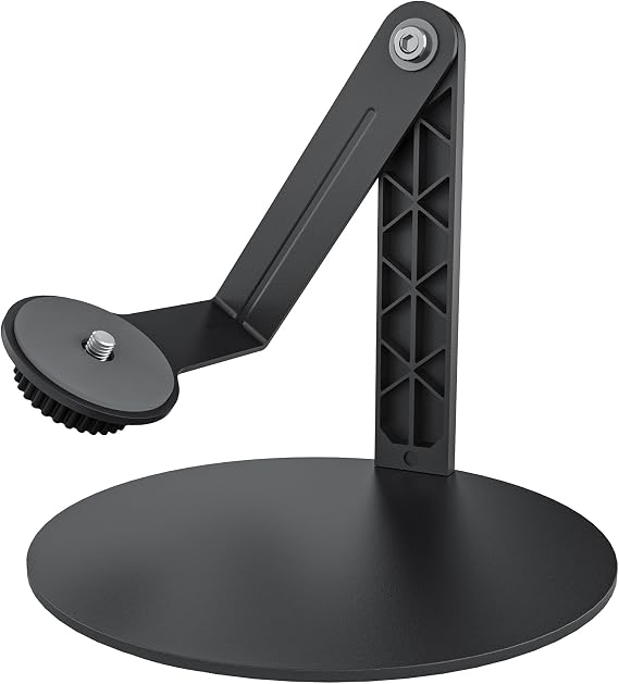 Projector Stand for Nebula Capsule Series & XGIMI Halo+(New) Works with Capsule 3/Air/Pro, Mini Projectors | Ceiling & Wall Projection, Height Adjustable, 360 Rotation | 1/4-Inch Screw(A-Black)
