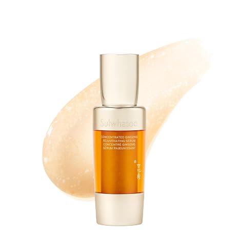 Sulwhasoo Concentrated Ginseng Rejuvenating Serum With Ginseng, Niacinamide & Hyaluronic Acid | Firms & Improves Elasticity | Hydrating, Anti-Aging Korean Face Serum for All Skin Types