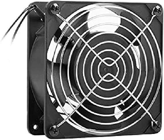 LANBERG AK-1501-B Fan for Cabinet 1948.26 cm 230 V Metal Grille Black