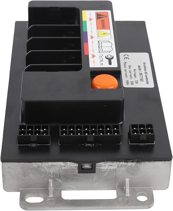 Focket Electric Motorcycle Controller 72V, DK72180 Programmable Sine Brushless DC Controller with 180A Phase Current for QS Motor Up to 1500W