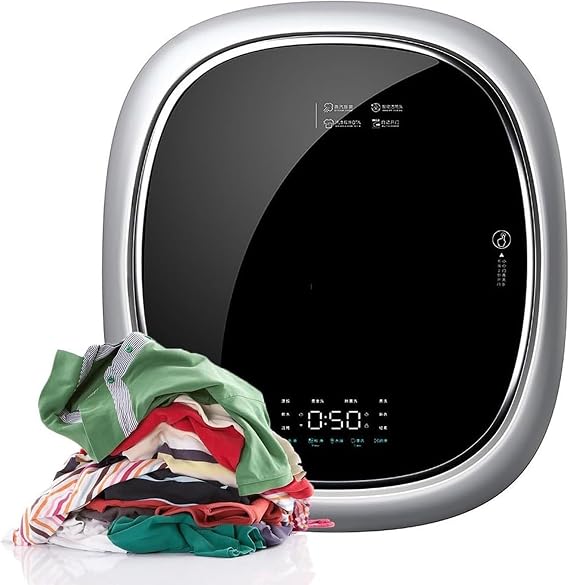 Full-Automatic Washing Machine and Spin Dryer,1450W Wall-Mounted Electric Compact Washer, 3kg Capacity Mini Underwear Washer, High Temperature Boiling Wash, for Apartment, Home, Dorm
