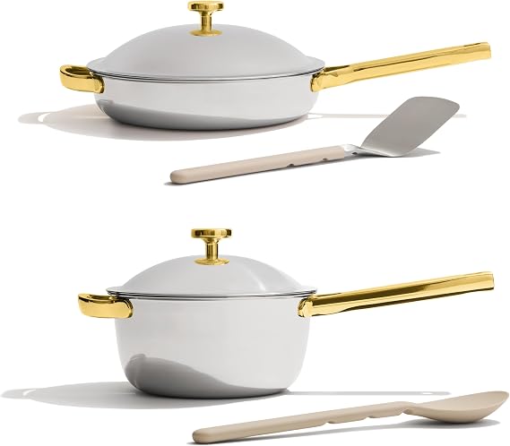 Our Place Mini Titanium Pro Cookware Duo, 6-Piece Titanium Cookware Set