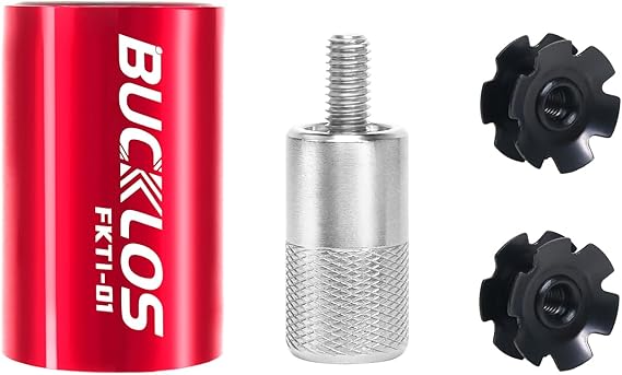 BUCKLOS Bike Fork Star Nut Setting Install Tool Kit for 1" 1-1/8" Fork Tube