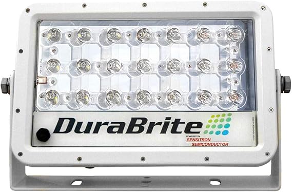 Durabrite Lights Mini Series Spotlight Fog LED Light Bar Alternative 16,670 Lumens Boat Marine Offroad Truck Automotive Military Grade IP68 Waterproof 12/24 VDC White 140W Searchlight (White, Spot)