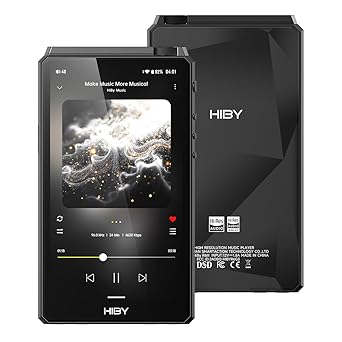 HiBy R6III 2025 DAP Player Hi Res Audio MP3 Player with Class A&amp;AB AmpAndroid 12Bluetooth 5.0WiFi64G2TB Expandable Memory