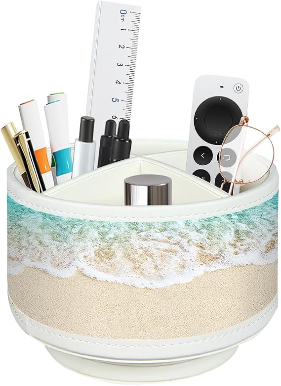 BIBELUN TV Remote Control Holder 360 Swivel Pen Holder Art Supply Organizer