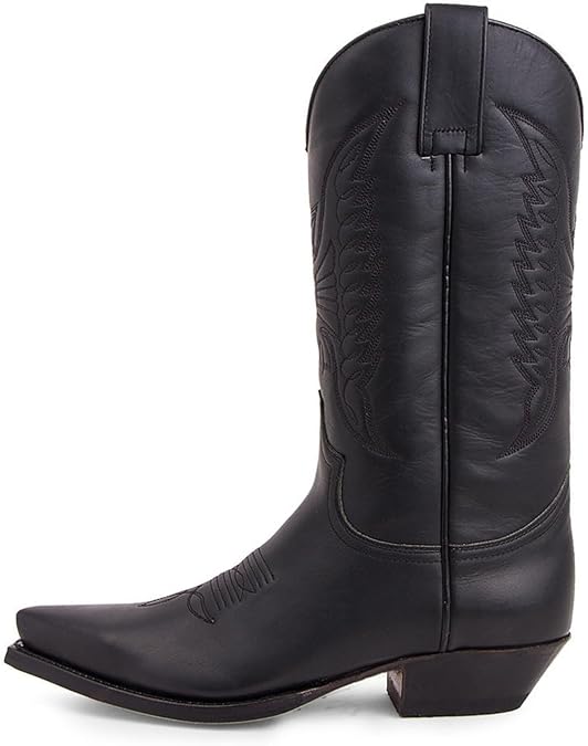 Western Men's Boots with Classic Embroidered Cowboy Boots for Men Cowboy Work Boots for Men