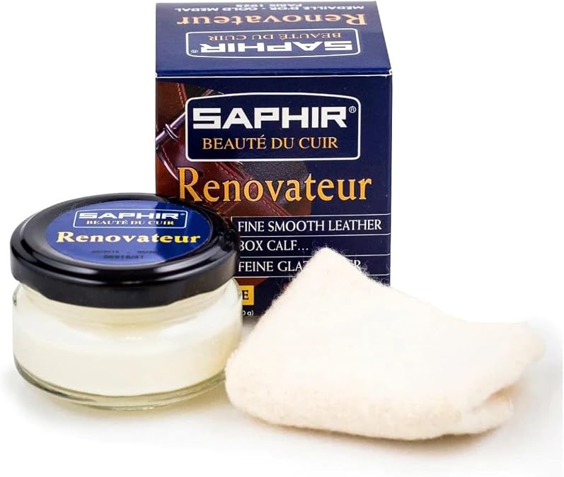 SAPHIR Beaute du Cuir Renovateur - Cleans, Nourishes, Protects and Shines