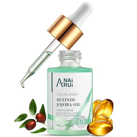 ANAI RUI Squalane Retinol Jojoba Face Oil 1.05 Fl.OZ