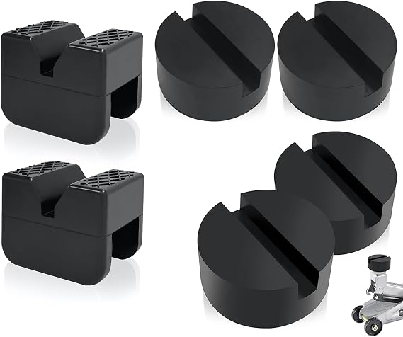 TONDA Floor Jack Rubber Pad 4 Pack and Jack Pad 2 Pack