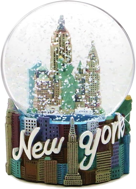 New York City Snow Globe, 3.5 Inches, from NYC Skyline Snow Globes Collection