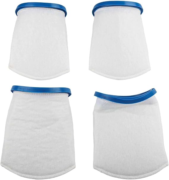 Replacement Sand & Silt Filter Bags, Stitched Pool Filter Bag Replacement for Max Catfish Ultra for iVac C2 Volt FX-4 FX-8 Swimming Pool Vacuum Cleaner Parts P30X022SS(4 PACK)