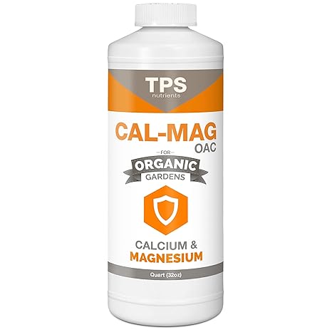 TPS NUTRIENTS Organic Cal-Mag OAC Plant Nutrient and Supplement, Plus Iron and Micronutrients 1 Quart (32 oz)