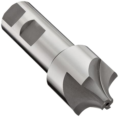YG-1 29257 5/16" HSSCo8 End Mill, 4 Flute, Corner Rounding, Uncoated Finish, 3-1/4" Length