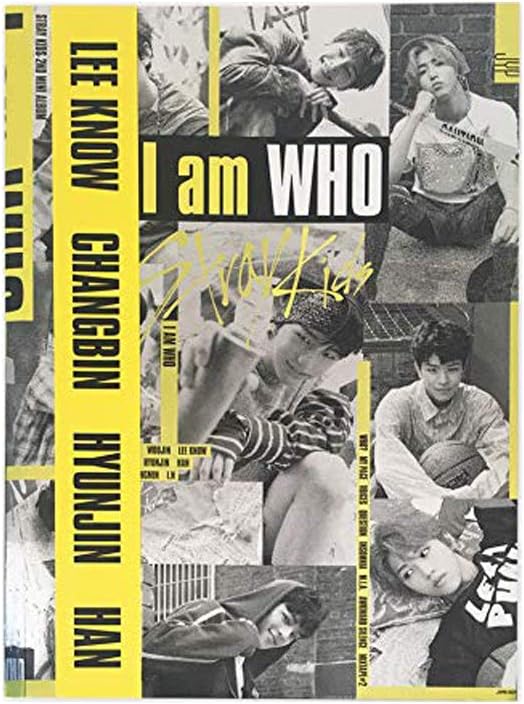 Stray Kids I am Who (I am Version) 2nd Mini Album CD+Photobook+3 QR Photocards+Lyrics Poster+Gift (Extra 4 Photocards and 1 Double-Sided Photocard Set)