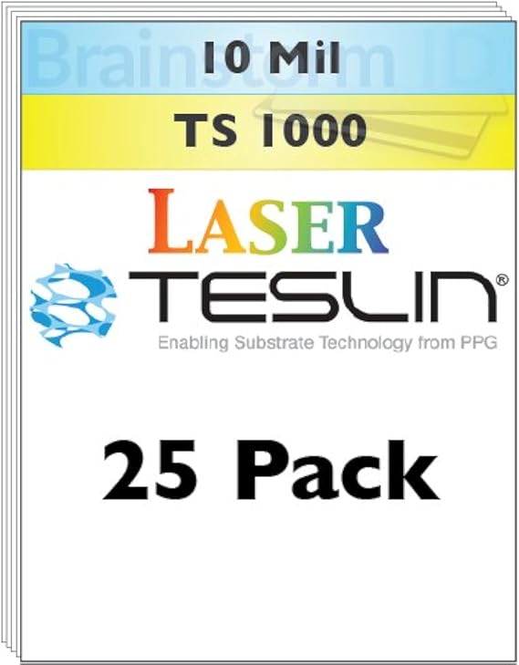 Laser Teslin Paper - 25 Sheets