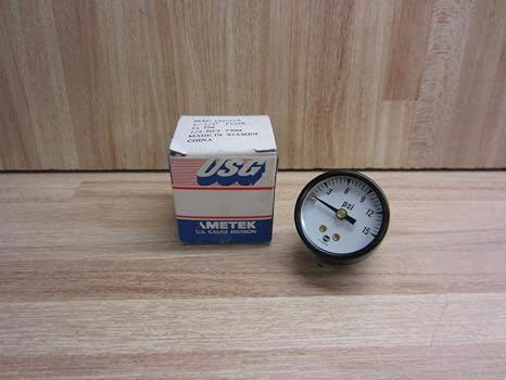 USG 146010A Gauge 0-15PSI 1/8" NPT 1-1/2"